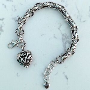 Brighton Bibi Heart Bracelet EUC